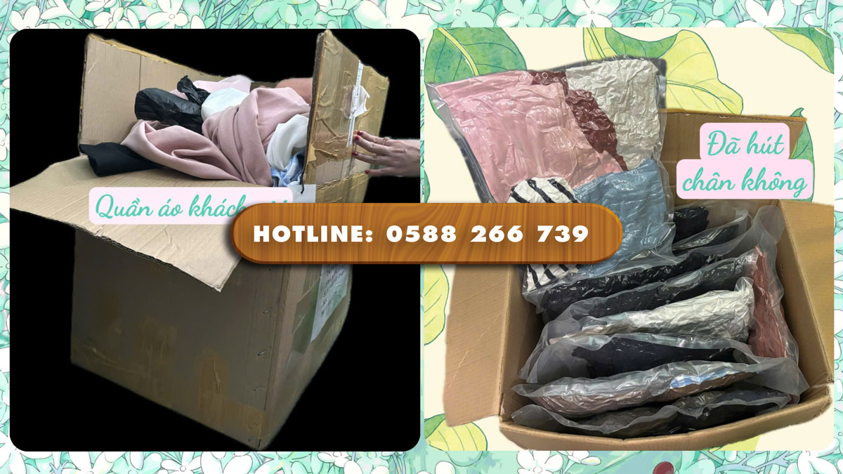 Hút chân không cho quần áo mang đến nhiều lợi ích thiết thực