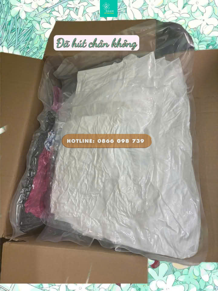 Hút chân không chăn ga/gối nệm tránh mùi hôi khó chịu