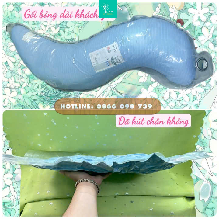 Hút chân không gấu bông siêu gọn gàng