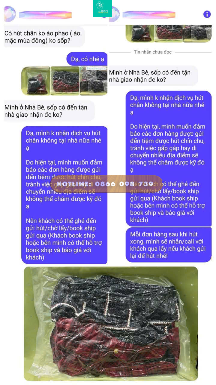 Hút chân không quần áo giá rẻ tại TpHCM - Hotline: 0866 098 739
